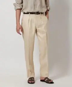 44 新品 25ss UNITED ARROWS リネンツイル リラックステーパ