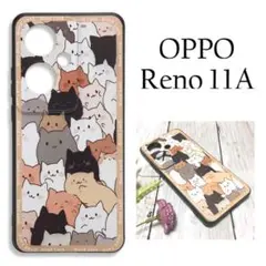 OPPO Reno 11A ケース アニマルデザイン ☆おまけガラスフィルム付