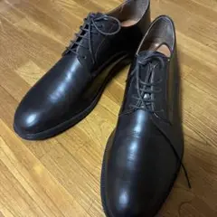GU リアルレザーダービーシューズ 28.0cm ダークブラウン