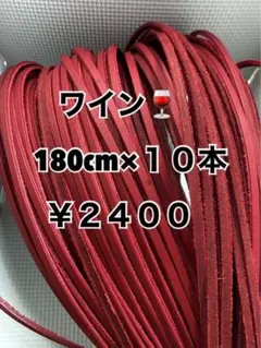 グラブレース　ワイン　180cm×１０本