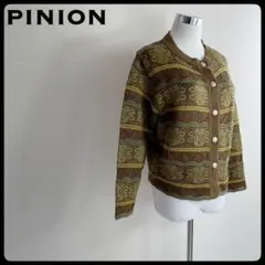 PINION 民族柄カーディガン 古着女子