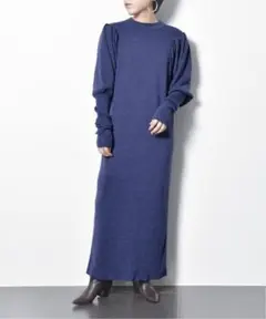 CITYSHOPシティーショップ ボリュームスリーブドレス(22AW)