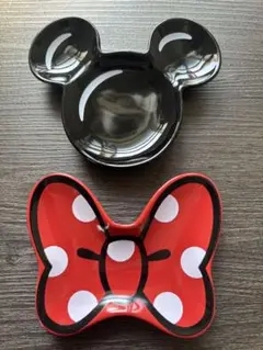 新品未使用　東京ディズニー　ミッキー　ミニー　小皿