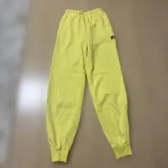 美品 FILA フィラ スウェット ジョガーパンツ 2 M イエロー 黄色