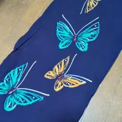 浴衣反物　蝶々　リメイク用