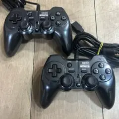 PS3 ホリパッド3 ターボプラス　ブラック　動作確認済み　2個セット