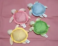 のんびりかめさん マスコット 4点まとめ売り