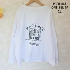PATIENCE ONE BELIEF ロングTシャツ XL メンズ 長袖