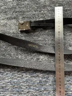 オーストリッチ レザー ベルト 本革 サイズフリー