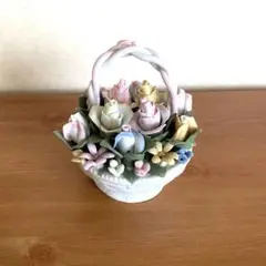陶器製 花かご 多色