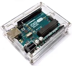 Arduino UNO R3 透明 アクリル エンクロージャー ケース 薄型 コ