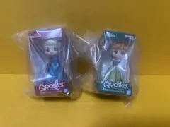 Qposket ミニチュアコレクション3 エルサ＆アナ 2点セット