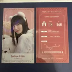 乃木坂46　遠藤さくら NOGILAND 招待券