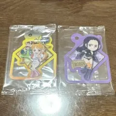 ワンピースグミ プラカード ナミ ロビン ウソップ ブルック
