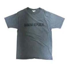 激レア 90s BANANA REPUBLIC ボックスロゴプリントTシャツ M