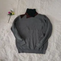 Kolor タートルネック　21awドッキングニット kolor - 新品□21AW kolor ハイネック ドッキングニット 1