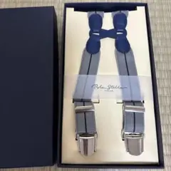 Blu Stella サスペンダー グレー/ネイビー