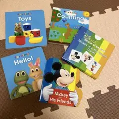 DWE Play Along! 絵本セット 3冊+ミッキー友達カード、絵本