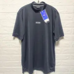 ミズノゴルフ　半袖モックネックウェア　シャツ　未使用品！黒