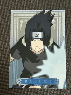 ナルト　カード　NARUTO エッチングカード　うちはサスケ