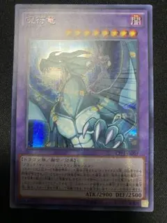遊戯王　呪符竜　シークレット　アジア 状態A-〕☆アジア☆呪符竜【シークレット】{アジアCPL1-JA003