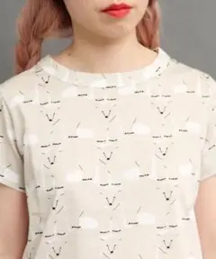 peu pres プープレ シロクマ プリント Tシャツ 白くま