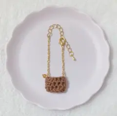 10cm ぬいぐるみ用 ポシェット ブラウン