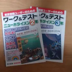 美品！ワーク&テスト　ニューホライズン