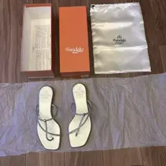 il Sandalo of Capri ラインストーンサンダル