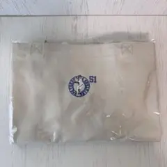横浜DeNAベイスターズ シルエット刺繍トートバッグ 宮﨑敏郎選手 グレー