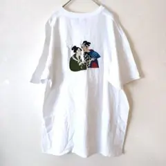 FLIP THE SCRIPT刺繍デザイン 和柄刺繍 Tシャツ
