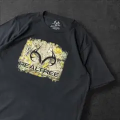 6222/US古着リアルツリー ブランドプリントTシャツL