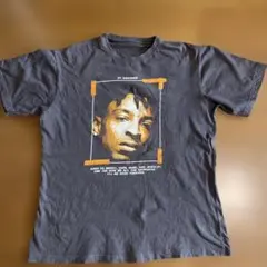21 Savage グラフィックTシャツ ダークグレー