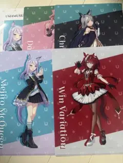 ウマ娘　プリティーダービー　クリアファイル　ローソン限定コンプリート５種