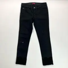 TO BE CHIC　トゥービーシック　デニムパンツ　38 M 黒　アンクル