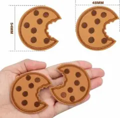 クッキー　ワッペン　3枚セット
