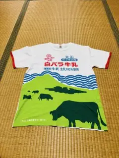 ★現在非売品★白バラ牛乳 Tシャツ Mサイズ