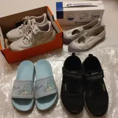 NIKEホワイトシューズすみっコぐらしLUVRUSH黒スニーカーまとめ売り