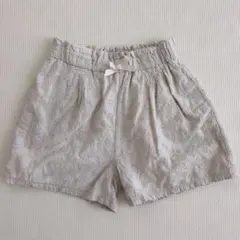 西松屋　ショートパンツ　コットンフラワー　120cm