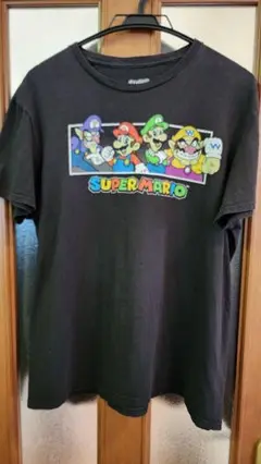 SUPER MARIO Tシャツ　Lサイズ　スーパーマリオ　マリオ　任天堂　古着
