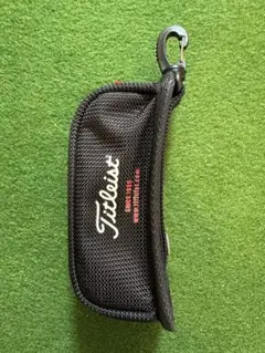 Titleist ボールケース フック付き 小物入れ 黒