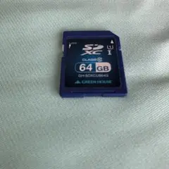 GREEN HOUSE 64GB SDXCメモリーカード