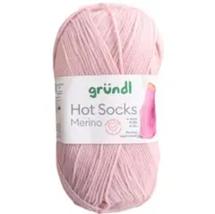 Gründl　メリノ　単色　50g　02番　ローズ