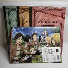 【限定】進撃の巨人 ノート・下敷きセット　全種4冊セット