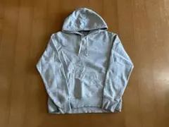 Champion グレー フード付きパーカー M
