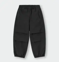 GU キッズ ドライパラシュートパンツ ブラック 150