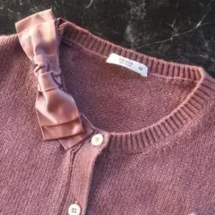 プラダ PRADA リボン カシミヤ100% ニット カーディガン