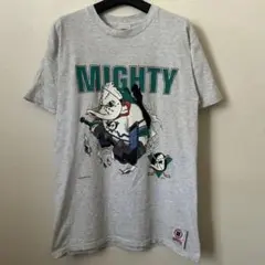 90s NUTMEG USA製 Tシャツ NHL マイティダックス 古着