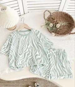 ゼブラ柄　セットアップ(MG)夏SALE！着画あり