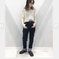 GU ジーユー　ストレッチスリムジーンズ ブラック　28